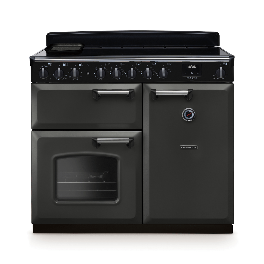 Rangemaster Classic Deluxe 100cm Induction Range Cooker - New - Carvers Interiors - Rangemaster