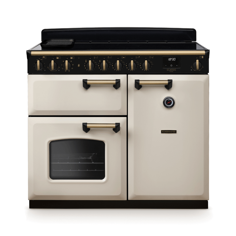 Rangemaster Classic Deluxe 100cm Induction Range Cooker - New - Carvers Interiors - Rangemaster