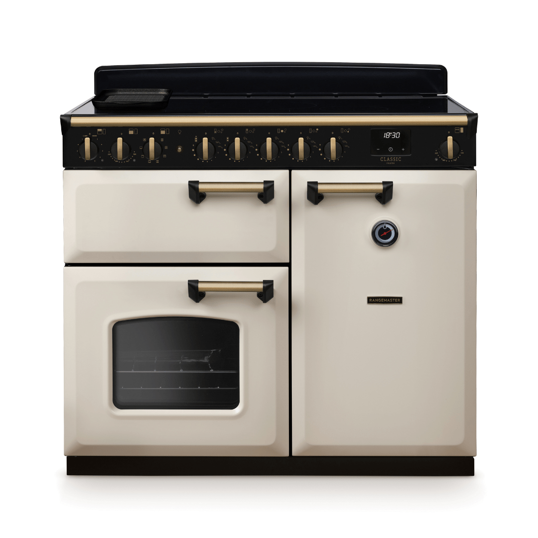 Rangemaster Classic Deluxe 100cm Induction Range Cooker - New - Carvers Interiors - Rangemaster