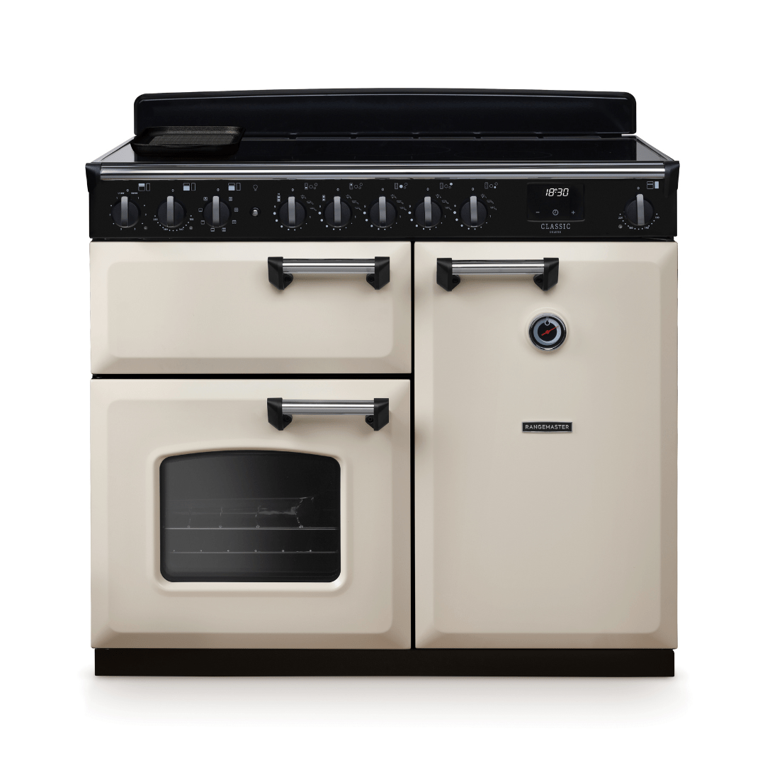 Rangemaster Classic Deluxe 100cm Induction Range Cooker - New - Carvers Interiors - Rangemaster