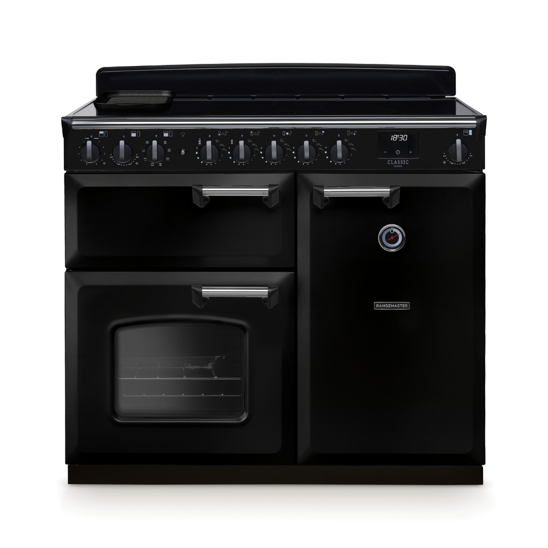 Rangemaster Classic Deluxe 100cm Induction Range Cooker - New - Carvers Interiors - Rangemaster
