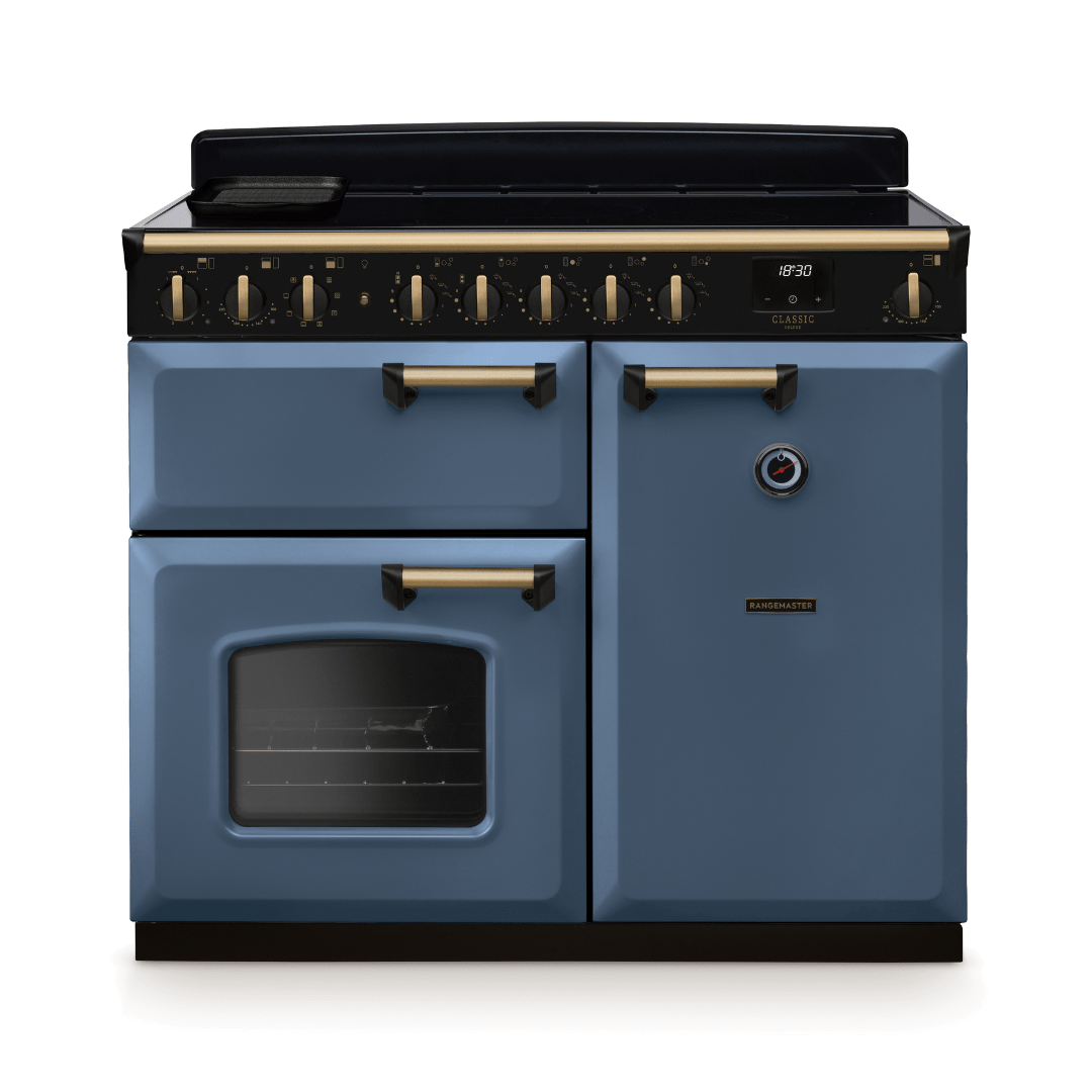 Rangemaster Classic Deluxe 100cm Induction Range Cooker - New - Carvers Interiors - Rangemaster