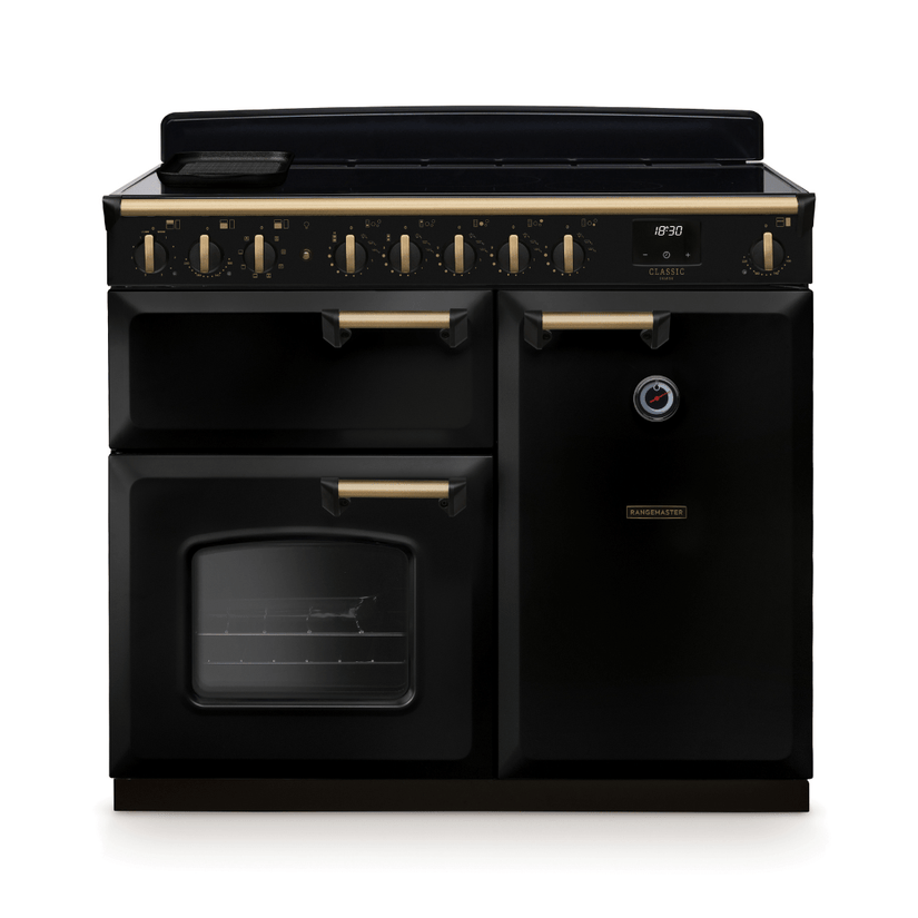 Rangemaster Classic Deluxe 100cm Induction Range Cooker - New - Carvers Interiors - Rangemaster