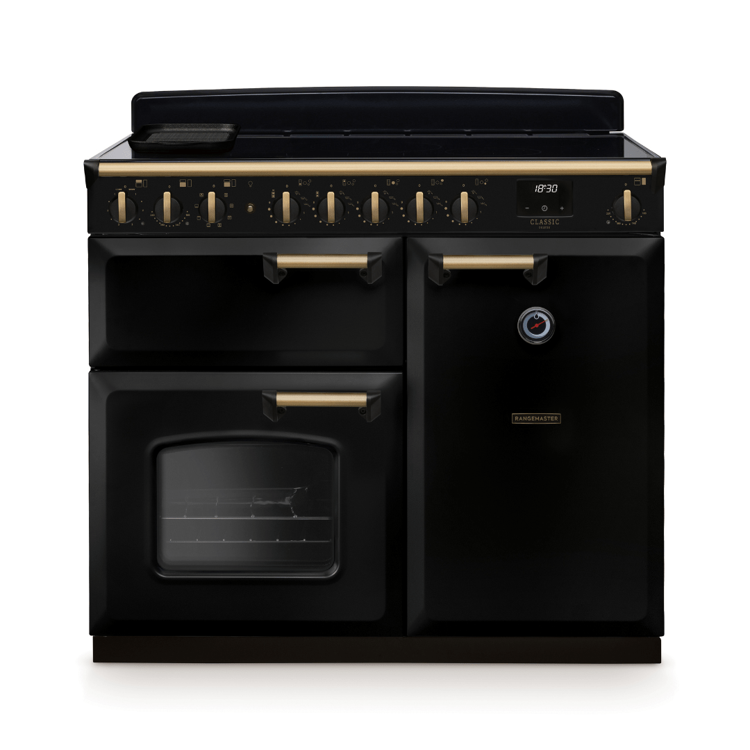 Rangemaster Classic Deluxe 100cm Induction Range Cooker - New - Carvers Interiors - Rangemaster