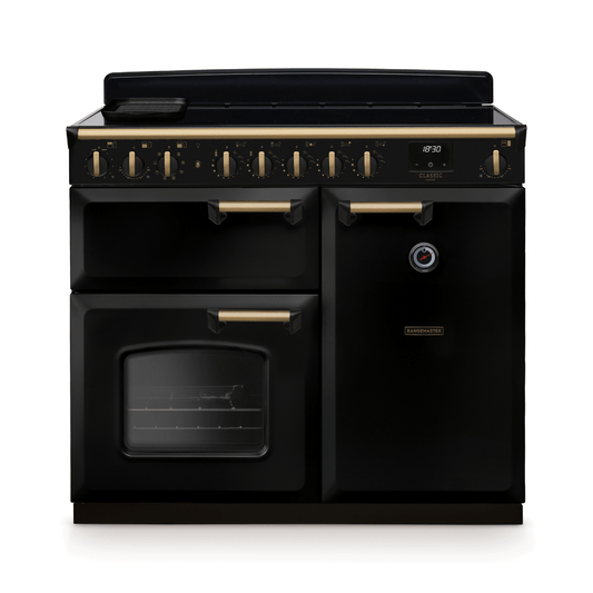Rangemaster Classic Deluxe 100cm Induction Range Cooker - New - Carvers Interiors - Rangemaster