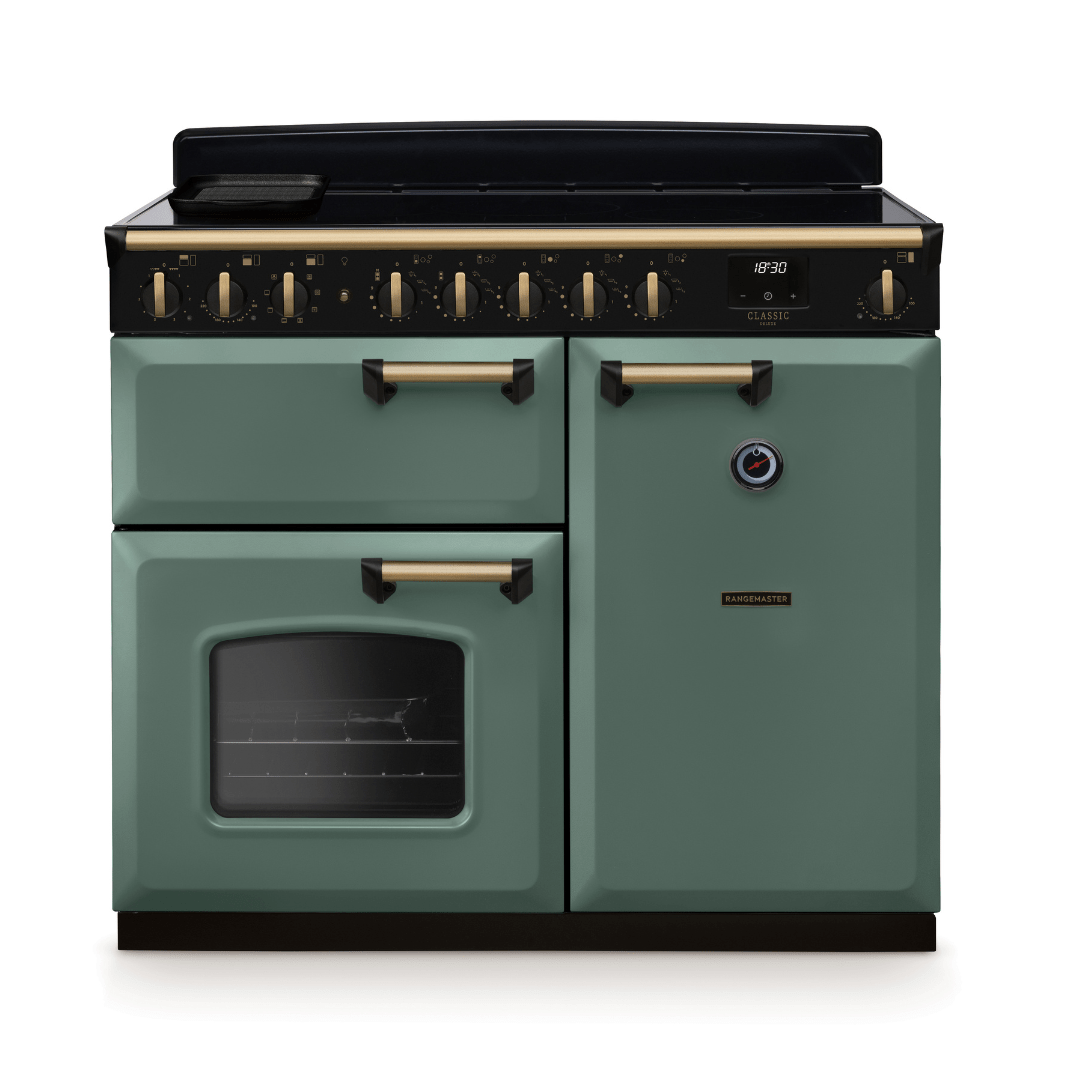 Rangemaster Classic Deluxe 100cm Induction Range Cooker - New - Carvers Interiors - Rangemaster