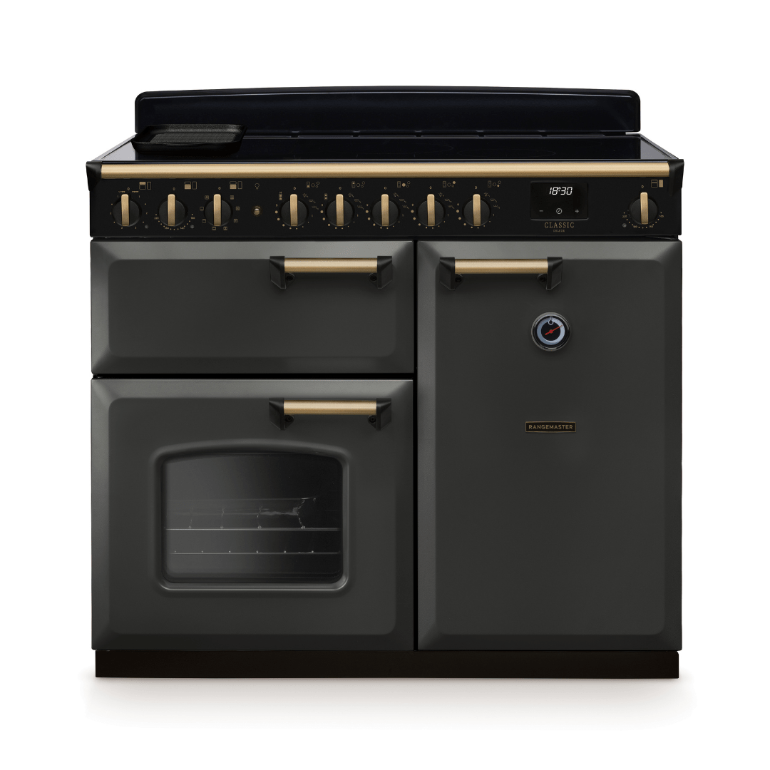 Rangemaster Classic Deluxe 100cm Induction Range Cooker - New - Carvers Interiors - Rangemaster