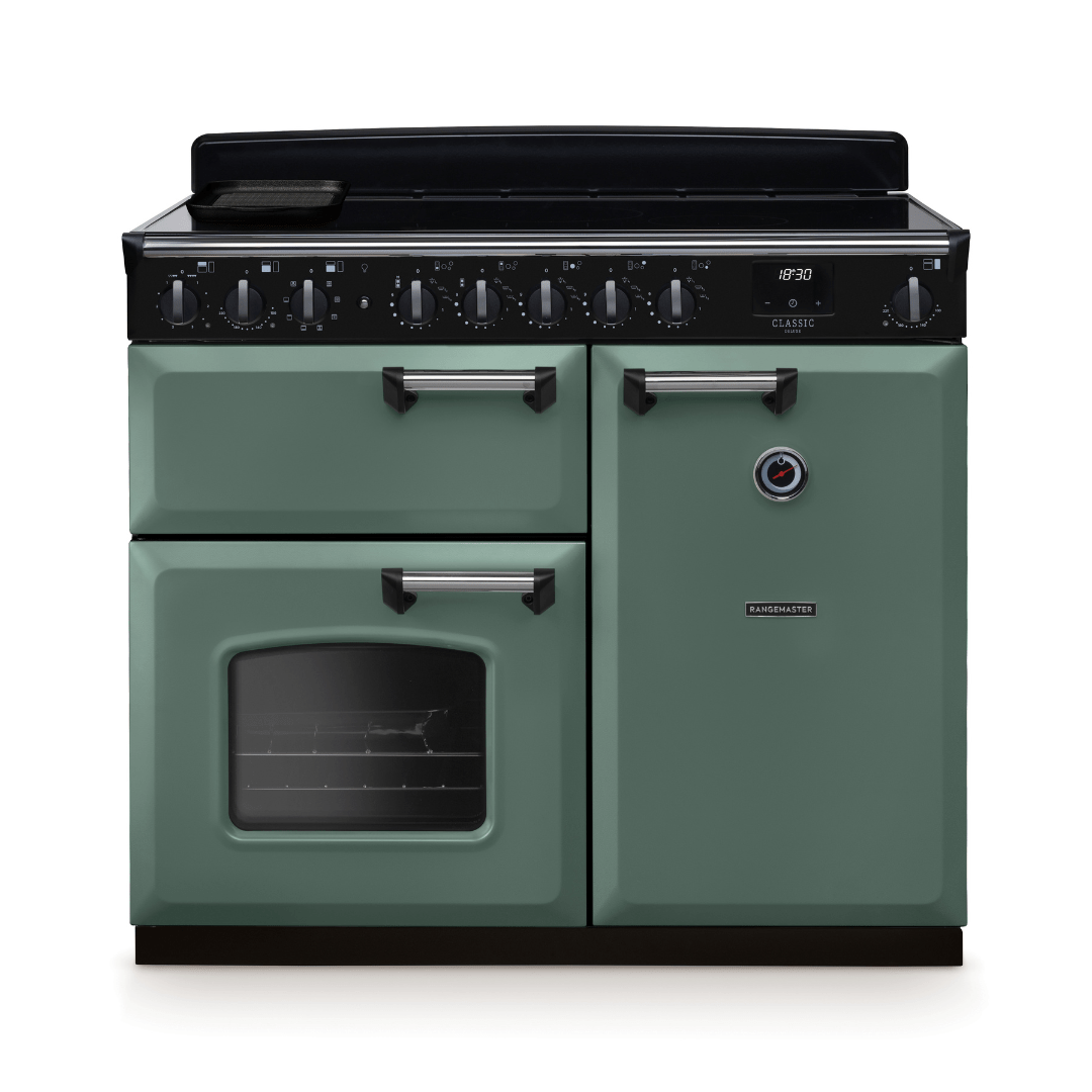 Rangemaster Classic Deluxe 100cm Induction Range Cooker - New - Carvers Interiors - Rangemaster