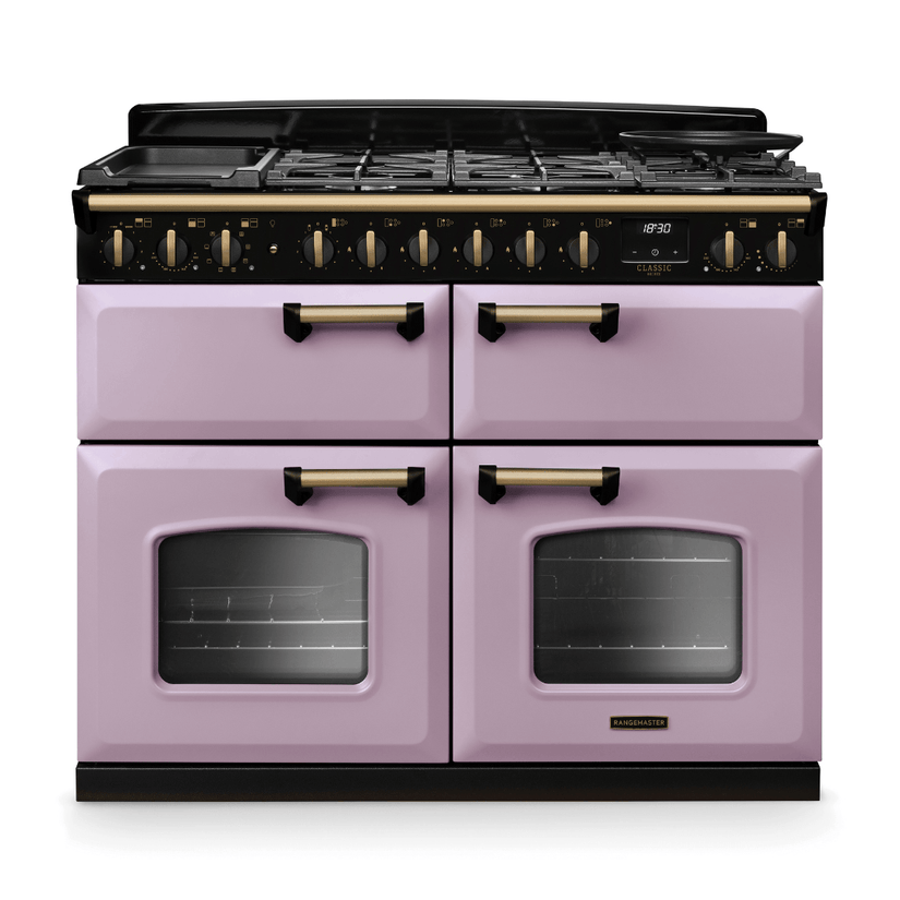 Rangemaster Classic Deluxe 110cm Dual Fuel Range Cooker - New - Carvers Interiors - Rangemaster