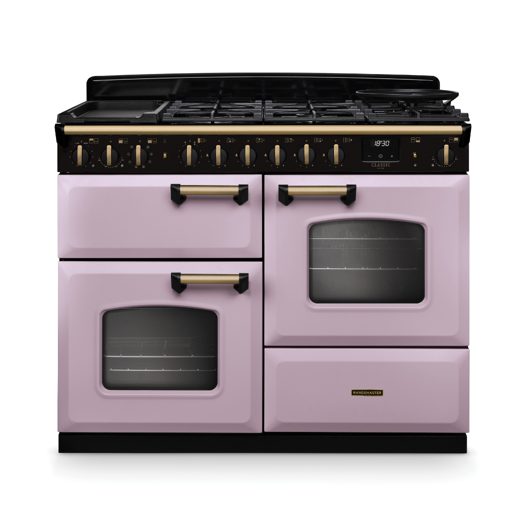 Rangemaster Classic Deluxe 110cm Dual Fuel Range Cooker - New - Carvers Interiors - Rangemaster