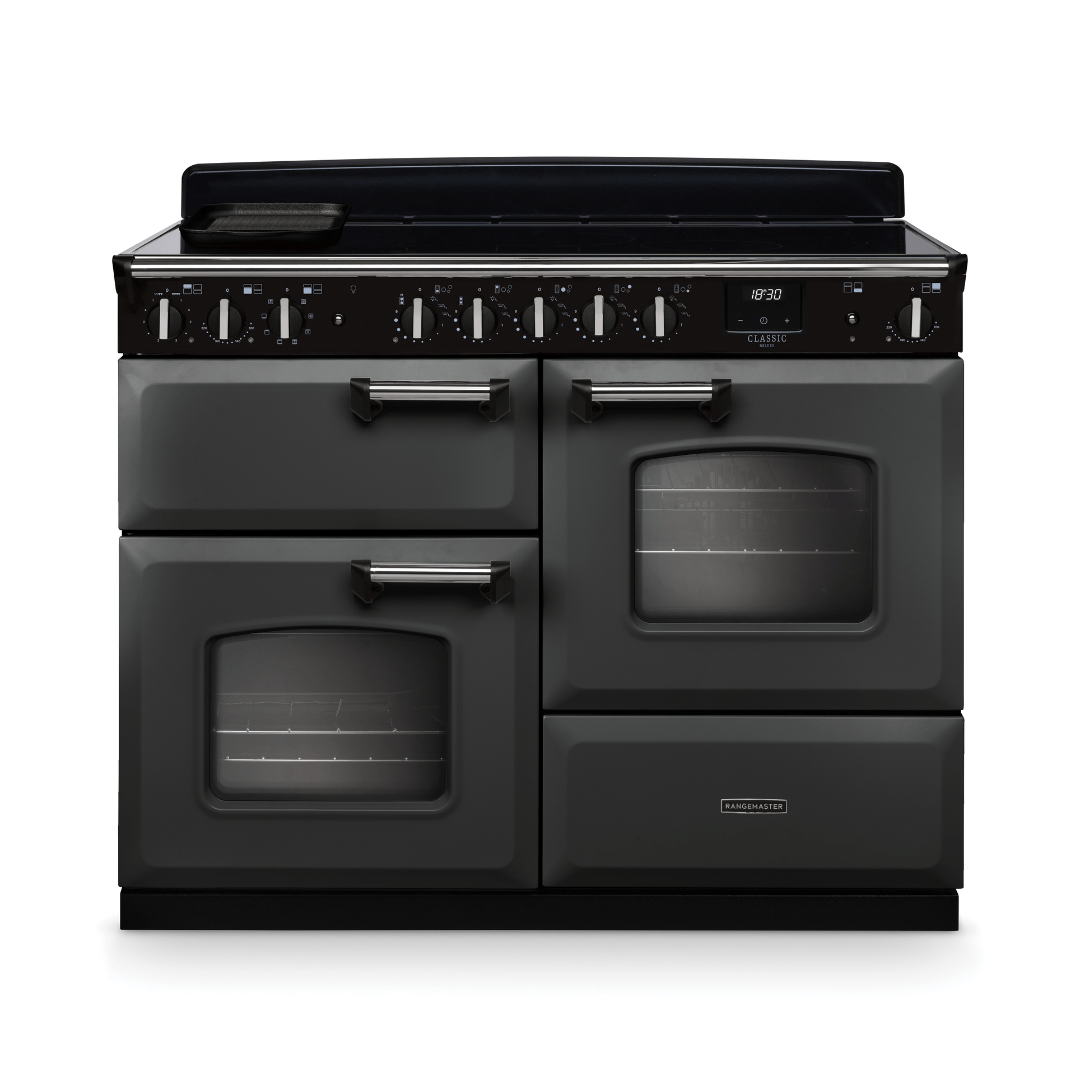 Rangemaster Classic Deluxe 110cm Induction Range Cooker - New - Carvers Interiors - Rangemaster