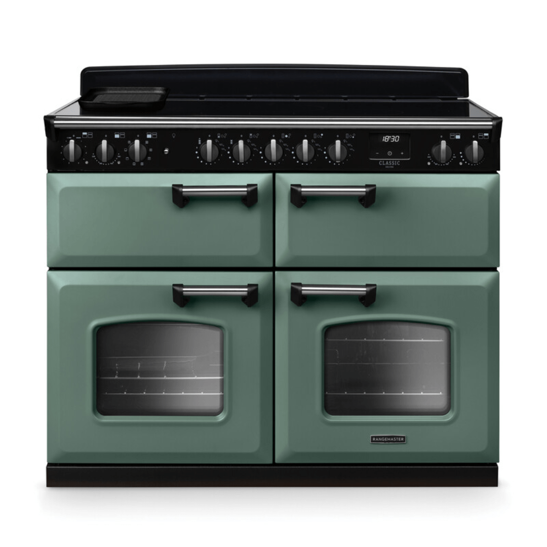 Rangemaster Classic Deluxe 110cm Induction Range Cooker - New - Carvers Interiors - Rangemaster