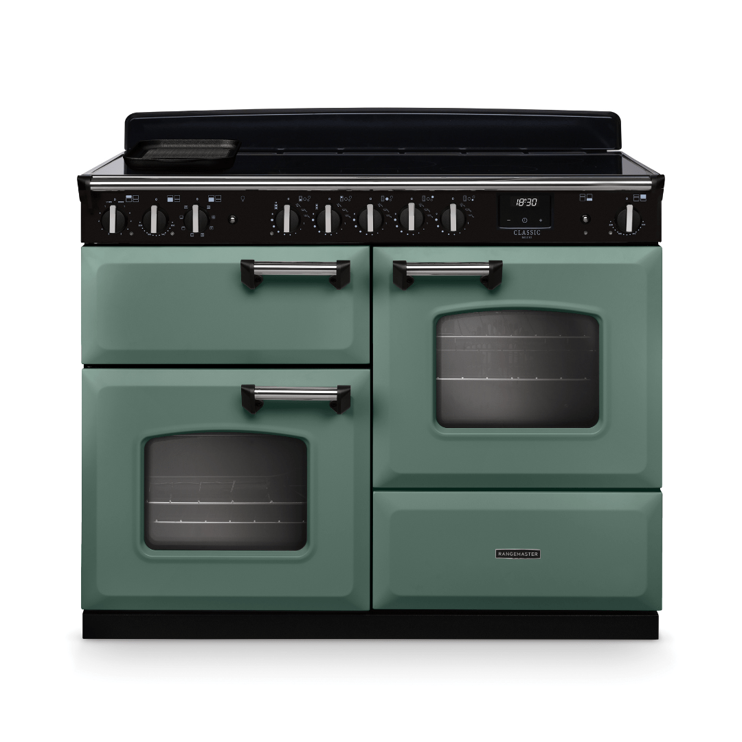 Rangemaster Classic Deluxe 110cm Induction Range Cooker - New - Carvers Interiors - Rangemaster