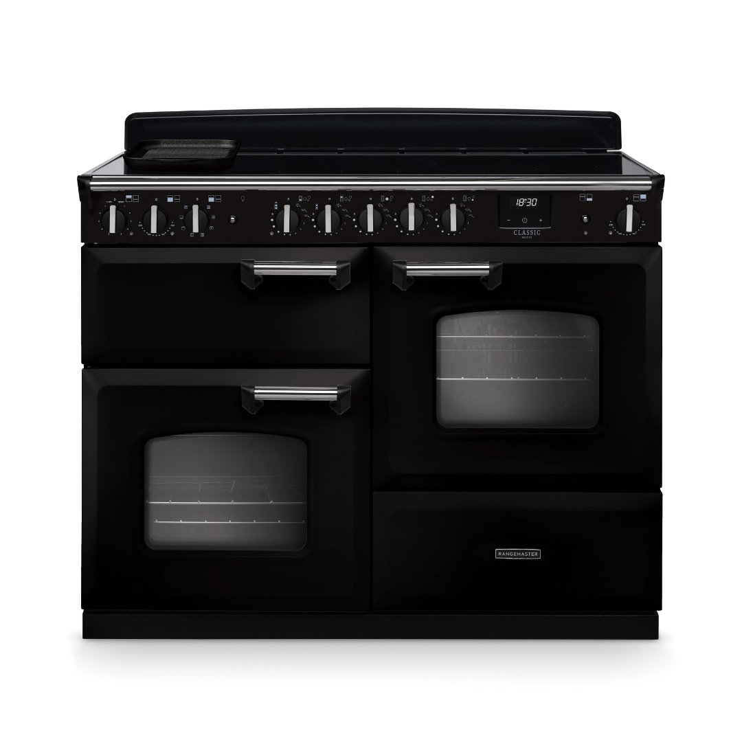 Rangemaster Classic Deluxe 110cm Induction Range Cooker - New - Carvers Interiors - Rangemaster