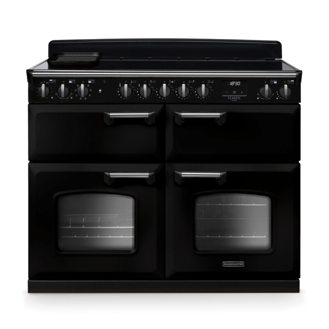 Rangemaster Classic Deluxe 110cm Induction Range Cooker - New - Carvers Interiors - Rangemaster