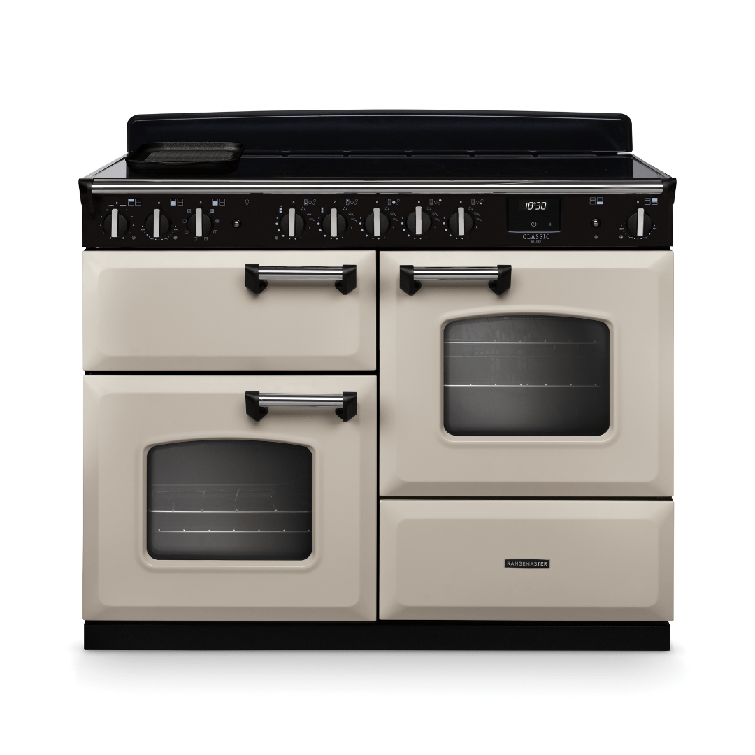 Rangemaster Classic Deluxe 110cm Induction Range Cooker - New - Carvers Interiors - Rangemaster