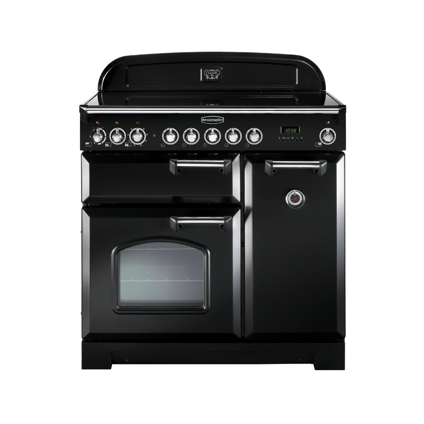 Rangemaster Classic Deluxe 90cm Ceramic Range Cooker - Carvers Interiors - Rangemaster