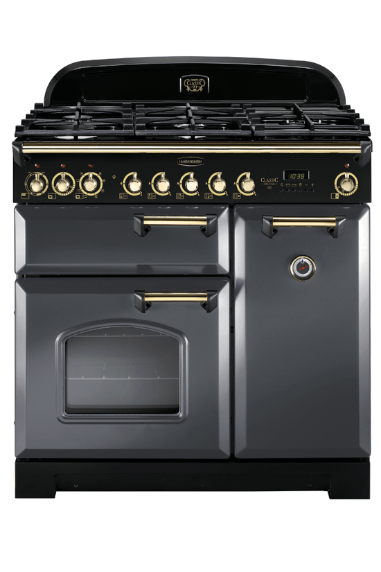Rangemaster Classic Deluxe 90cm Dual Fuel Range Cooker - Carvers Interiors - Rangemaster
