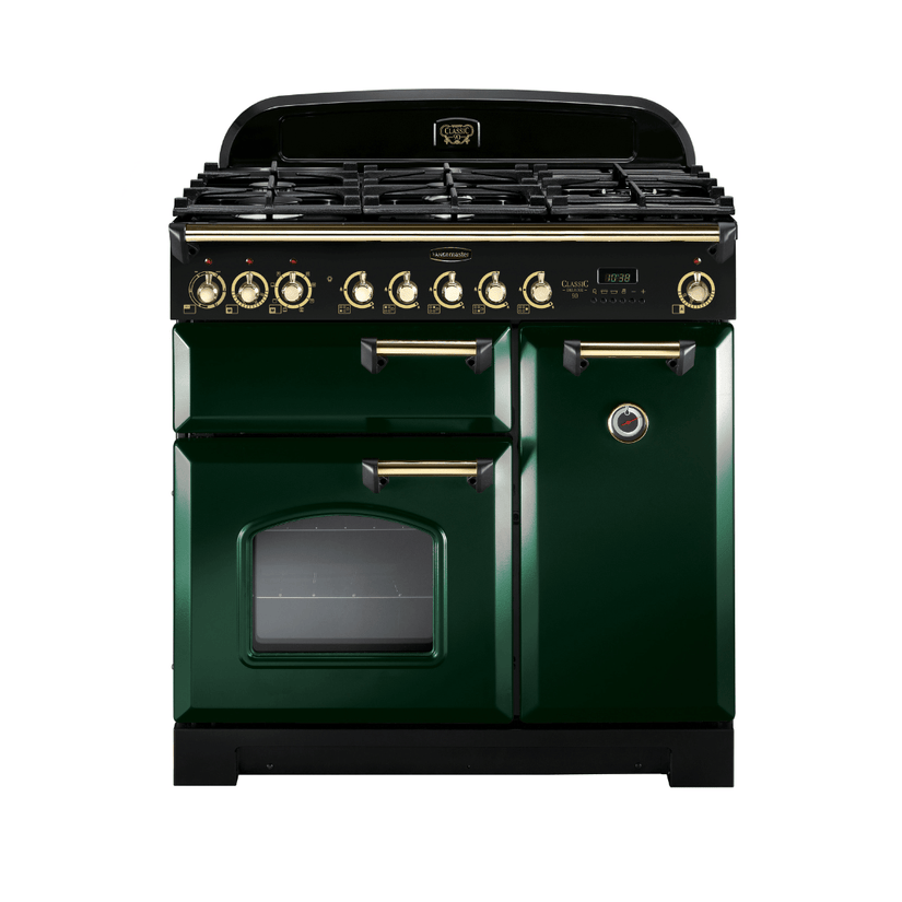 Rangemaster Classic Deluxe 90cm Dual Fuel Range Cooker - Carvers Interiors - Rangemaster
