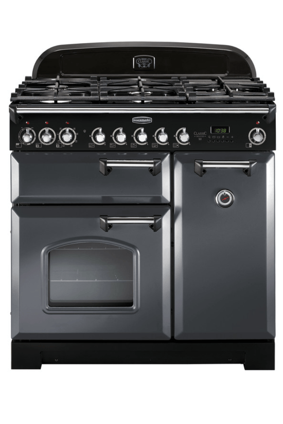 Rangemaster Classic Deluxe 90cm Dual Fuel Range Cooker - Carvers Interiors - Rangemaster