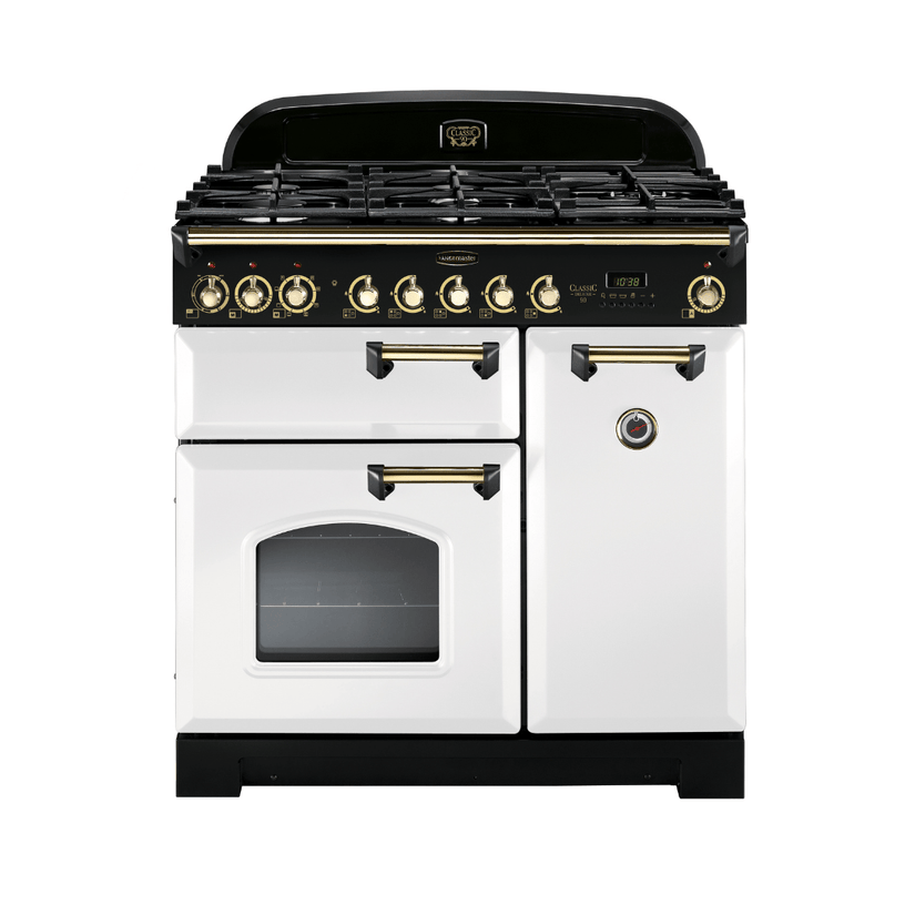 Rangemaster Classic Deluxe 90cm Dual Fuel Range Cooker - Carvers Interiors - Rangemaster