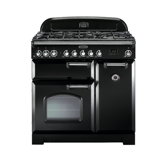 Rangemaster Classic Deluxe 90cm Dual Fuel Range Cooker - Carvers Interiors - Rangemaster