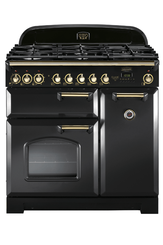Rangemaster Classic Deluxe 90cm Dual Fuel Range Cooker - Carvers Interiors - Rangemaster
