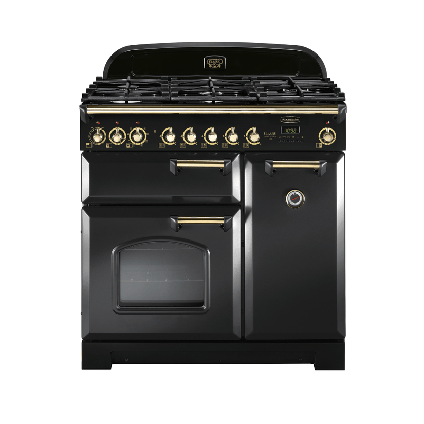 Rangemaster Classic Deluxe 90cm Dual Fuel Range Cooker - Carvers Interiors - Rangemaster