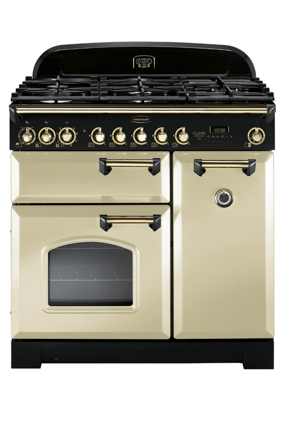 Rangemaster Classic Deluxe 90cm Dual Fuel Range Cooker - Carvers Interiors - Rangemaster