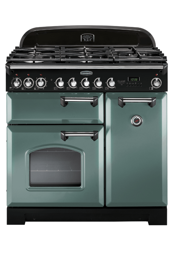 Rangemaster Classic Deluxe 90cm Dual Fuel Range Cooker - Carvers Interiors - Rangemaster