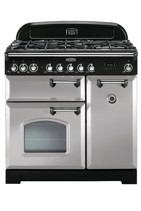 Rangemaster Classic Deluxe 90cm Dual Fuel Range Cooker - Carvers Interiors - Rangemaster