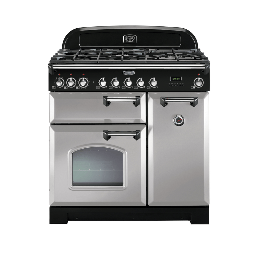 Rangemaster Classic Deluxe 90cm Dual Fuel Range Cooker - Carvers Interiors - Rangemaster