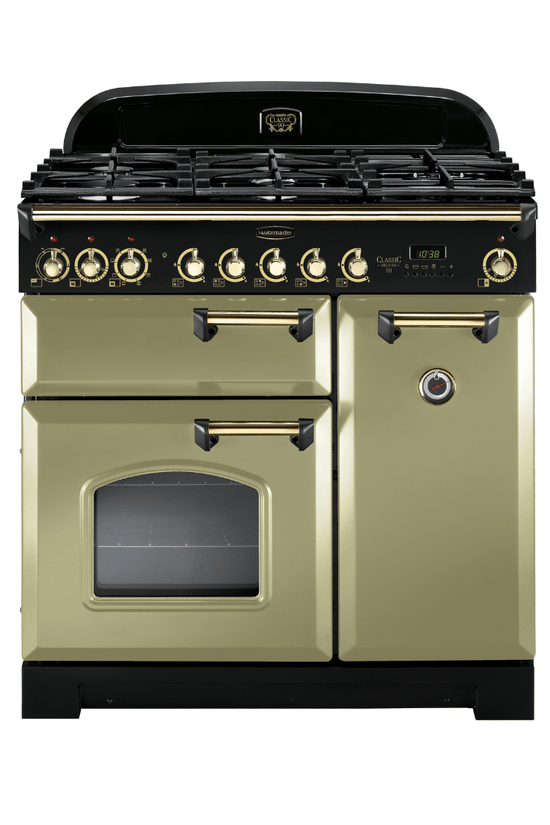 Rangemaster Classic Deluxe 90cm Dual Fuel Range Cooker - Carvers Interiors - Rangemaster