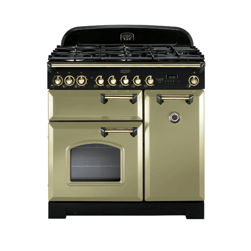 Rangemaster Classic Deluxe 90cm Dual Fuel Range Cooker - Carvers Interiors - Rangemaster