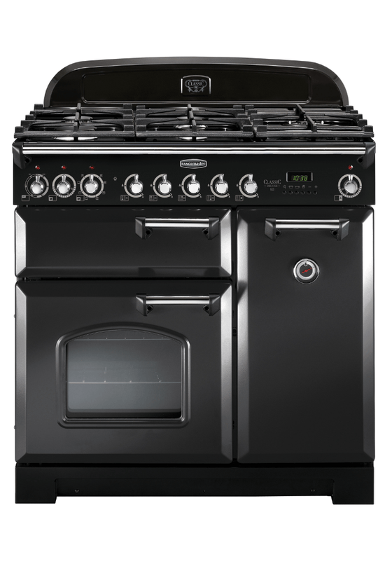Rangemaster Classic Deluxe 90cm Dual Fuel Range Cooker - Carvers Interiors - Rangemaster