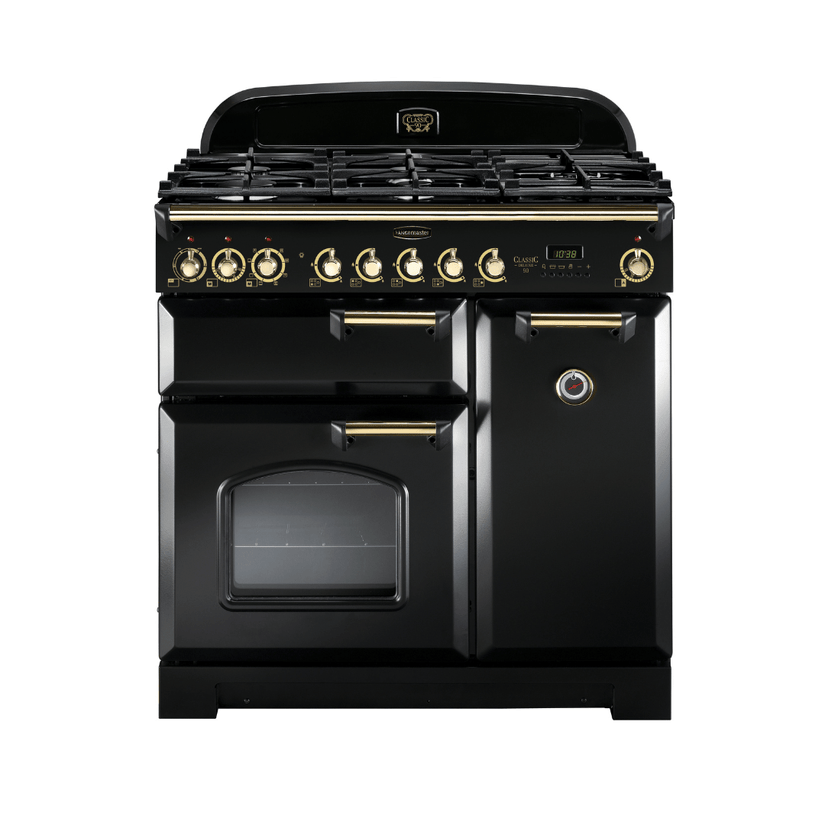 Rangemaster Classic Deluxe 90cm Dual Fuel Range Cooker - Carvers Interiors - Rangemaster