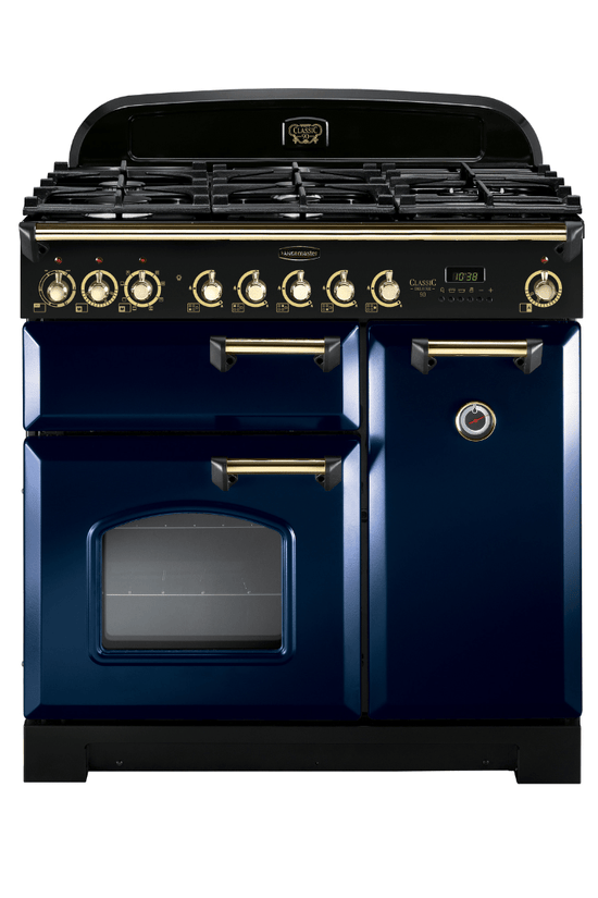 Rangemaster Classic Deluxe 90cm Dual Fuel Range Cooker - Carvers Interiors - Rangemaster