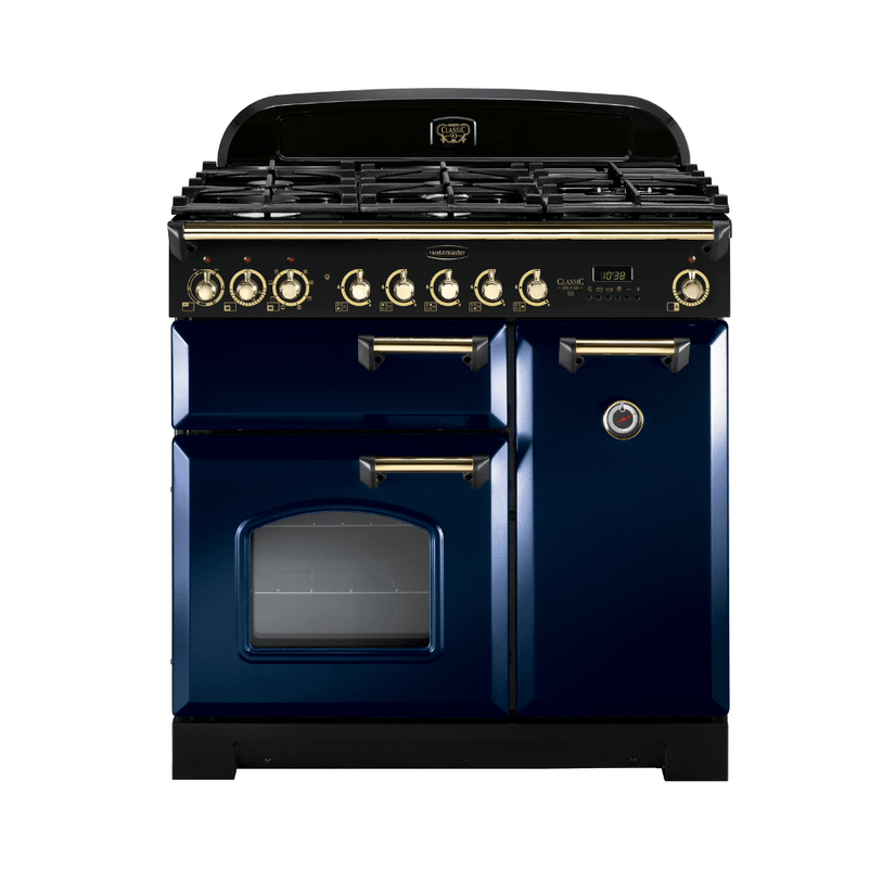 Rangemaster Classic Deluxe 90cm Dual Fuel Range Cooker - Carvers Interiors - Rangemaster