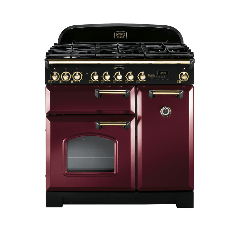 Rangemaster Classic Deluxe 90cm Dual Fuel Range Cooker - Carvers Interiors - Rangemaster