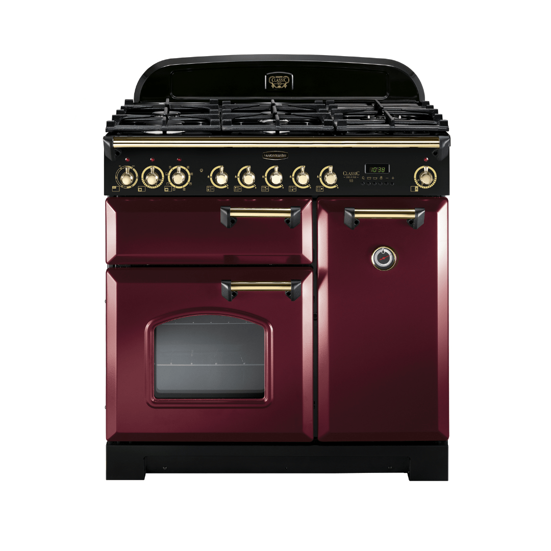 Rangemaster Classic Deluxe 90cm Dual Fuel Range Cooker - Carvers Interiors - Rangemaster