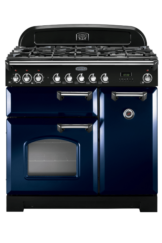 Rangemaster Classic Deluxe 90cm Dual Fuel Range Cooker - Carvers Interiors - Rangemaster