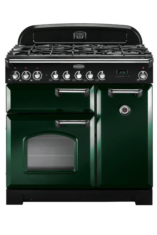 Rangemaster Classic Deluxe 90cm Dual Fuel Range Cooker - Carvers Interiors - Rangemaster