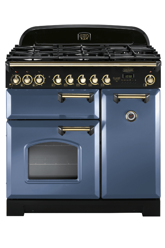 Rangemaster Classic Deluxe 90cm Dual Fuel Range Cooker - Carvers Interiors - Rangemaster
