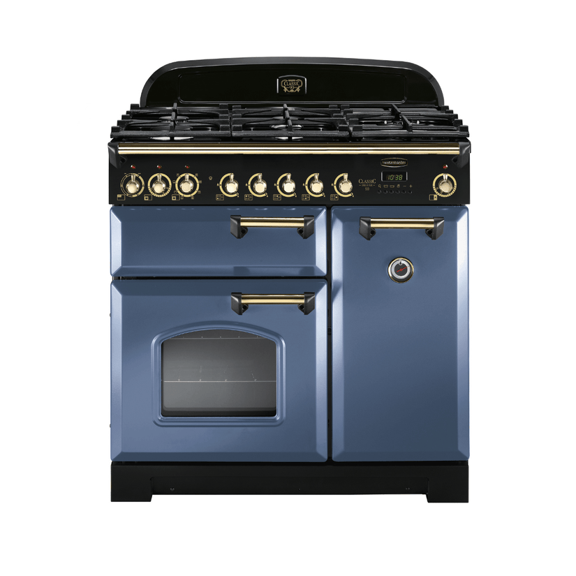 Rangemaster Classic Deluxe 90cm Dual Fuel Range Cooker - Carvers Interiors - Rangemaster
