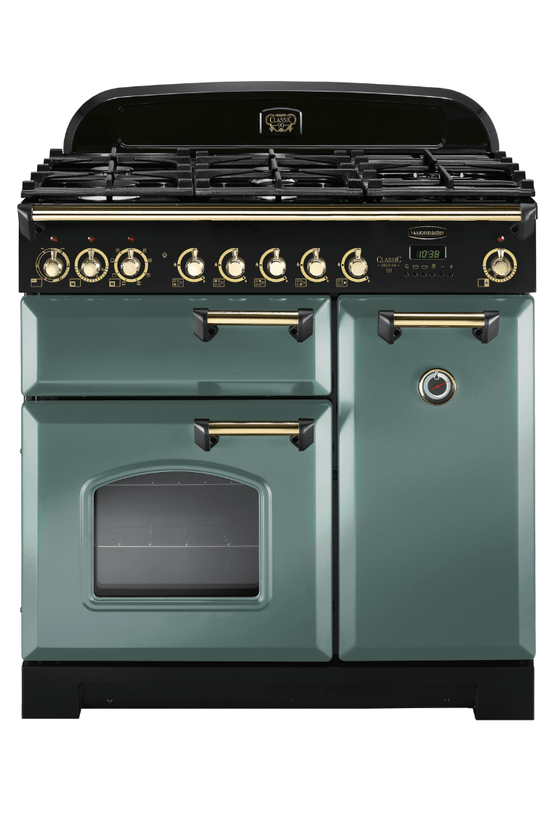 Rangemaster Classic Deluxe 90cm Dual Fuel Range Cooker - Carvers Interiors - Rangemaster