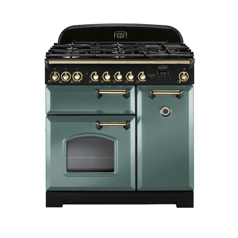 Rangemaster Classic Deluxe 90cm Dual Fuel Range Cooker - Carvers Interiors - Rangemaster