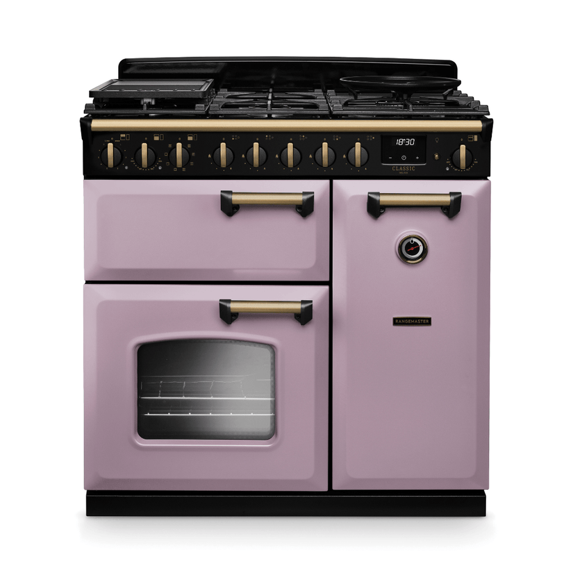 Rangemaster Classic Deluxe 90cm Dual Fuel Range Cooker - New - Carvers Interiors - Rangemaster