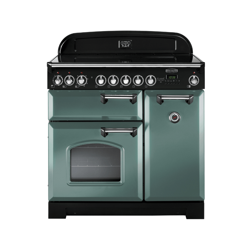 Rangemaster Classic Deluxe 90cm Induction Range Cooker - Carvers Interiors - Rangemaster