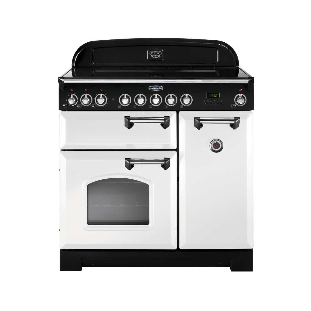 Rangemaster Classic Deluxe 90cm Induction Range Cooker - Carvers Interiors - Rangemaster
