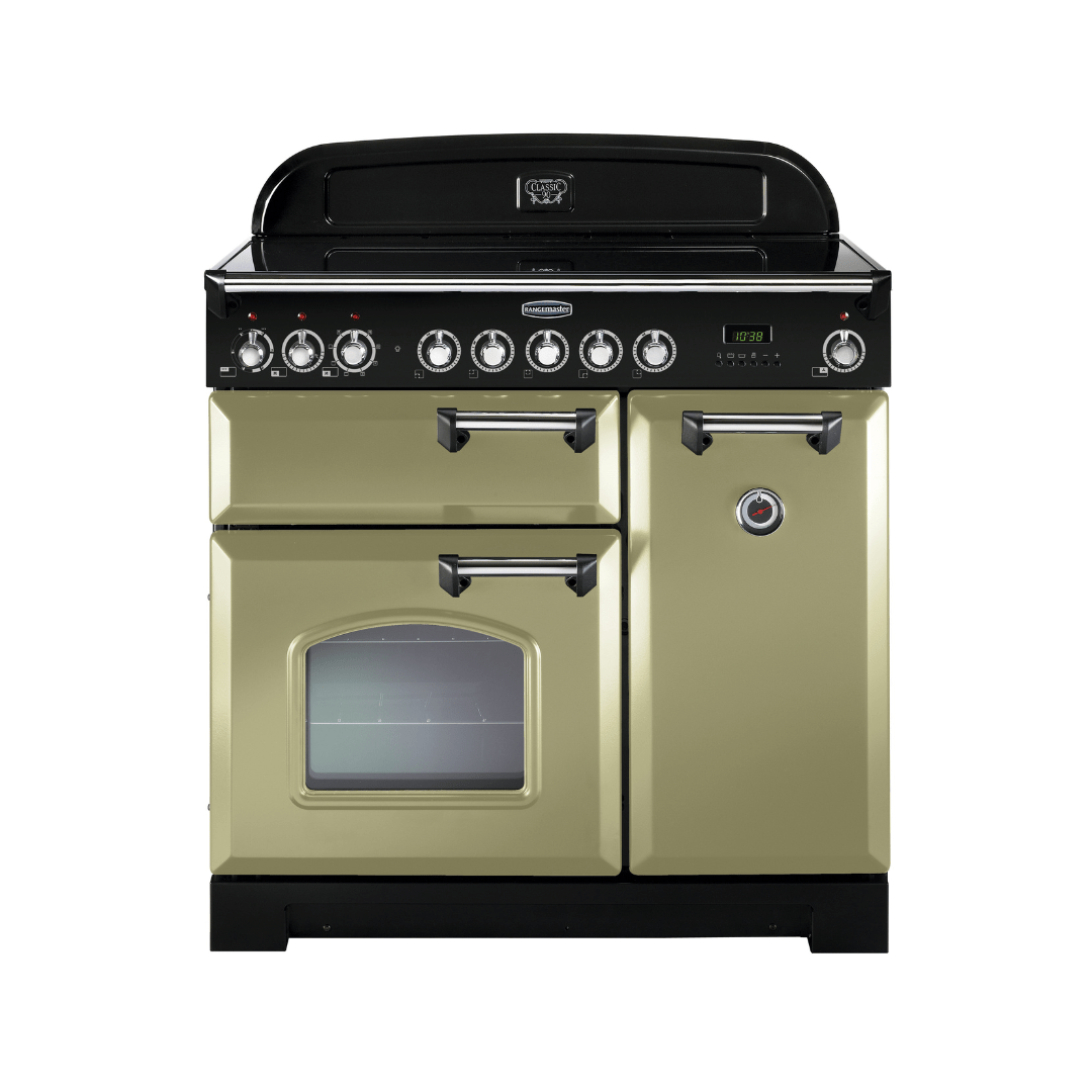 Rangemaster Classic Deluxe 90cm Induction Range Cooker - Carvers Interiors - Rangemaster